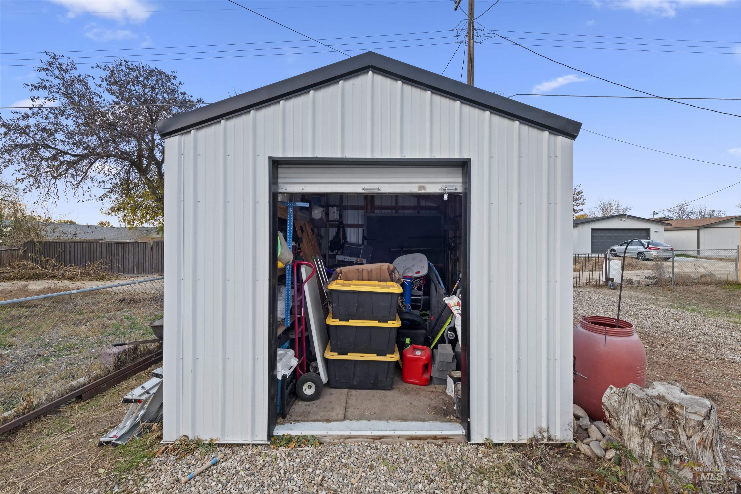 View of outdoor structure
