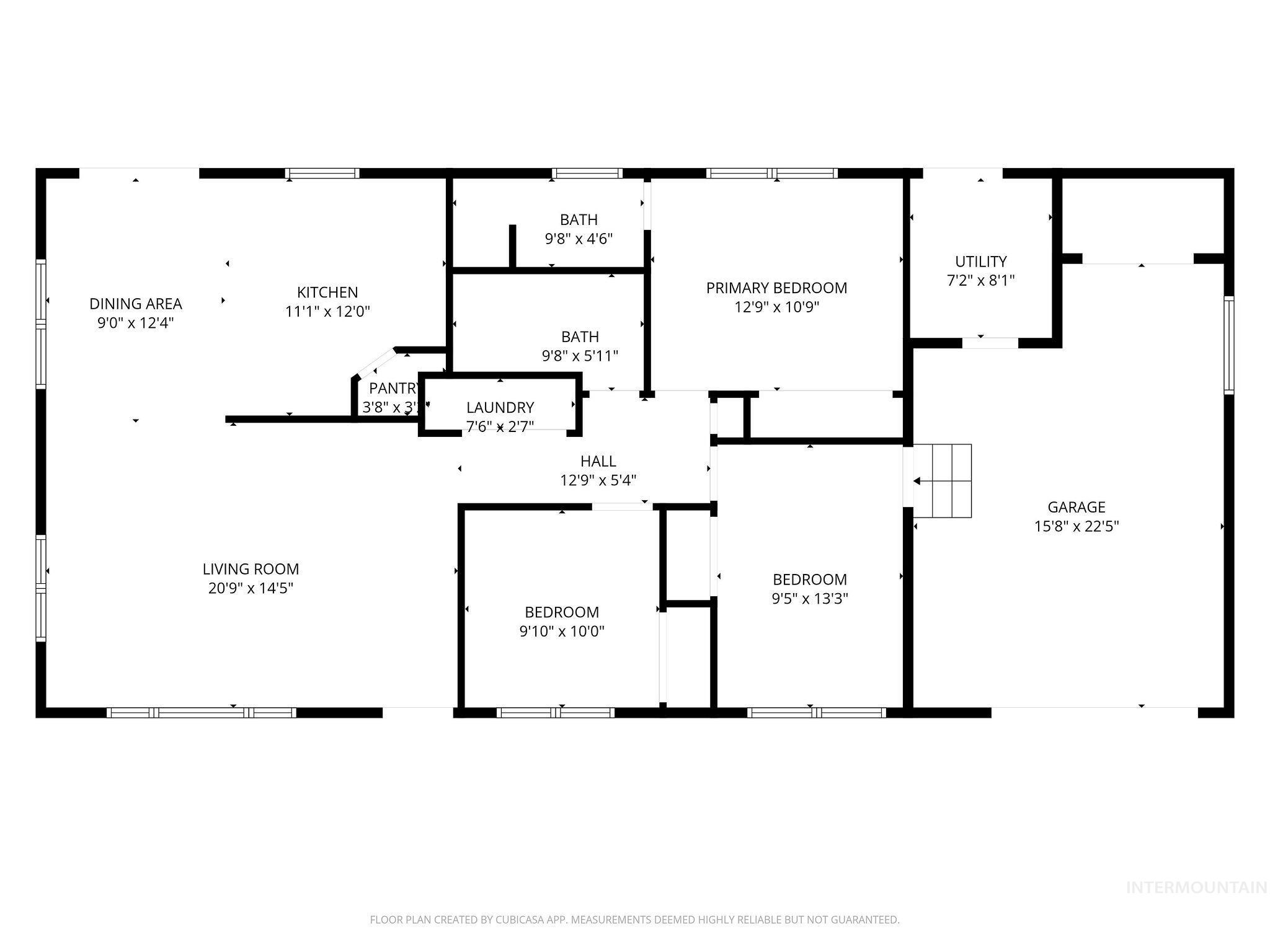 View of floor plan / room layout