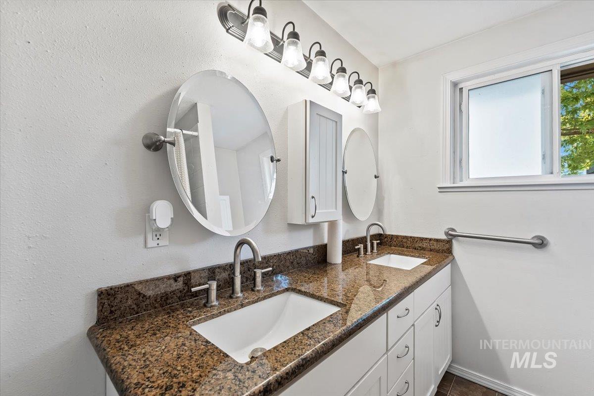 Bathroom with double vanity