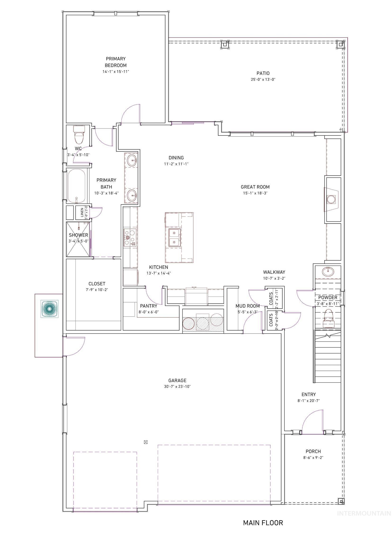 View of room layout