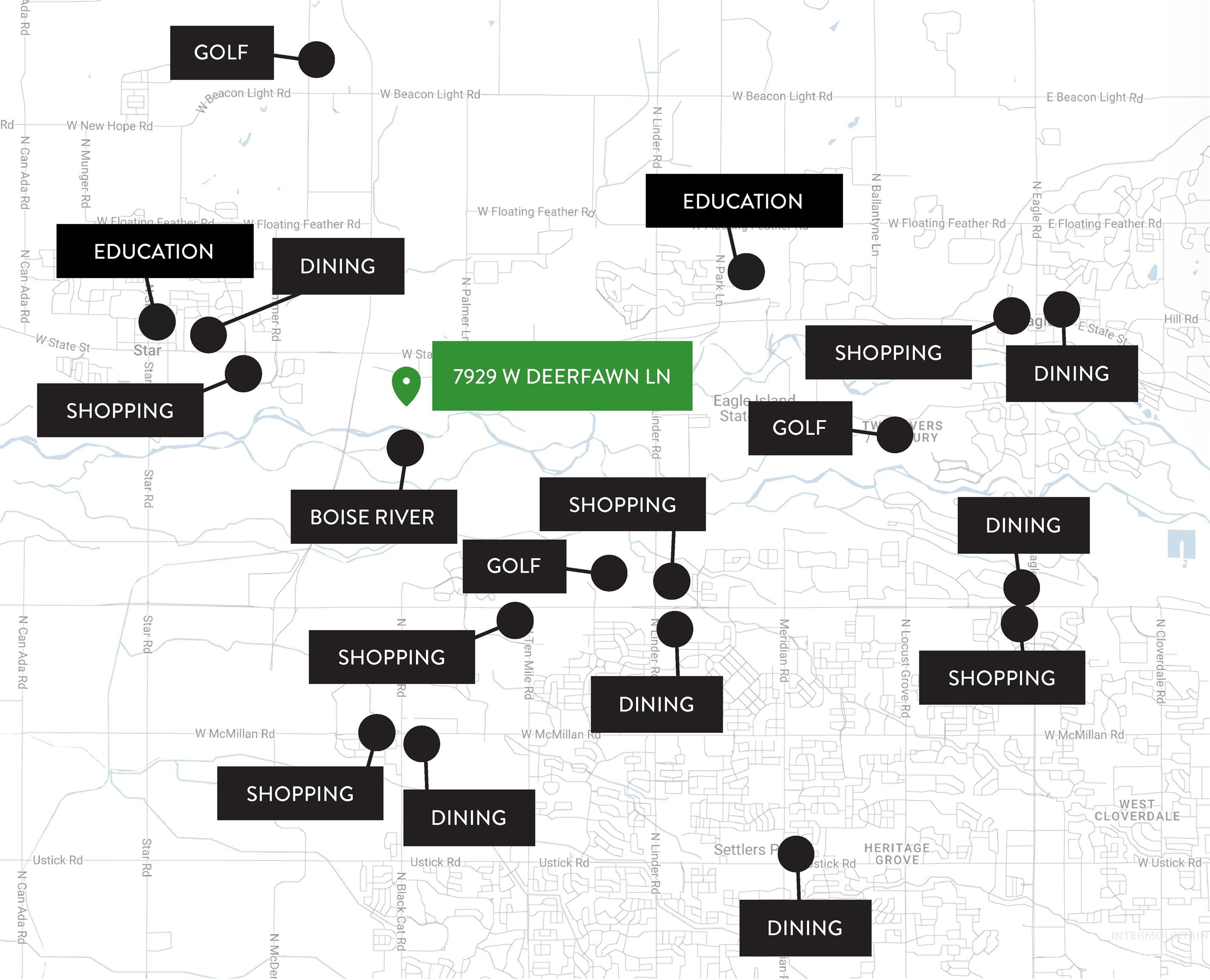 7929 W Deerfawn Ln, Eagle, Idaho 83616, 4 Bedrooms, 3 Bathrooms, Residential For Sale, Price $1,095,000, 98966897