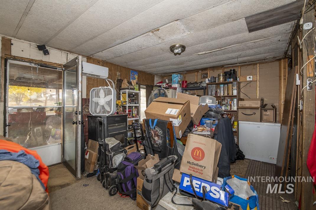View of storage room