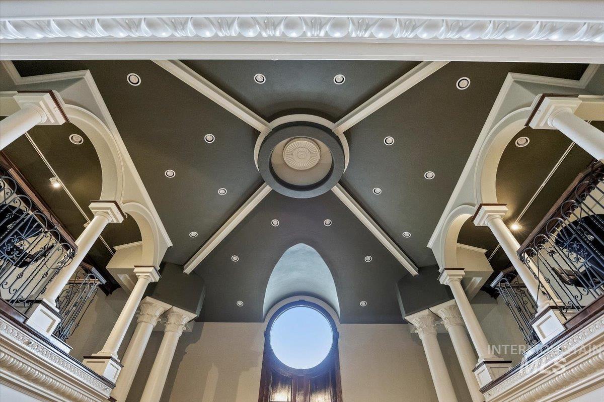 Detailed view of recessed lighting