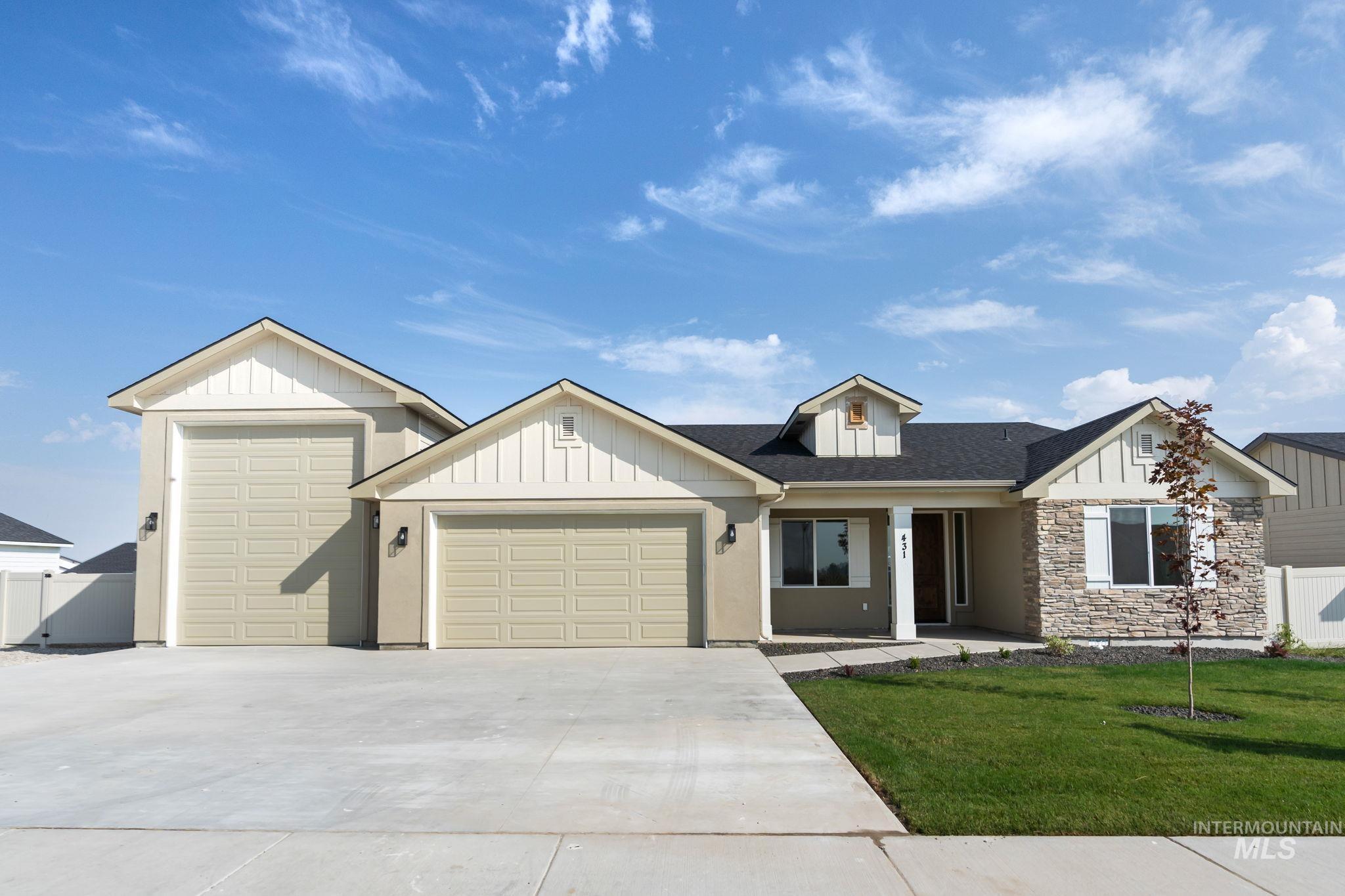 605 Grand Harvest Avenue, New Plymouth, Idaho 83655, 4 Bedrooms, 2.5 Bathrooms, Residential For Sale, Price $505,000, 98967001
