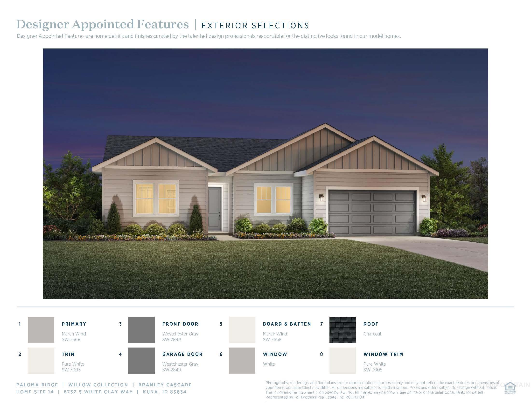 8737 S White Clay Way, Meridian, Idaho 83642, 4 Bedrooms, 3 Bathrooms, Residential For Sale, Price $589,000, 98967011