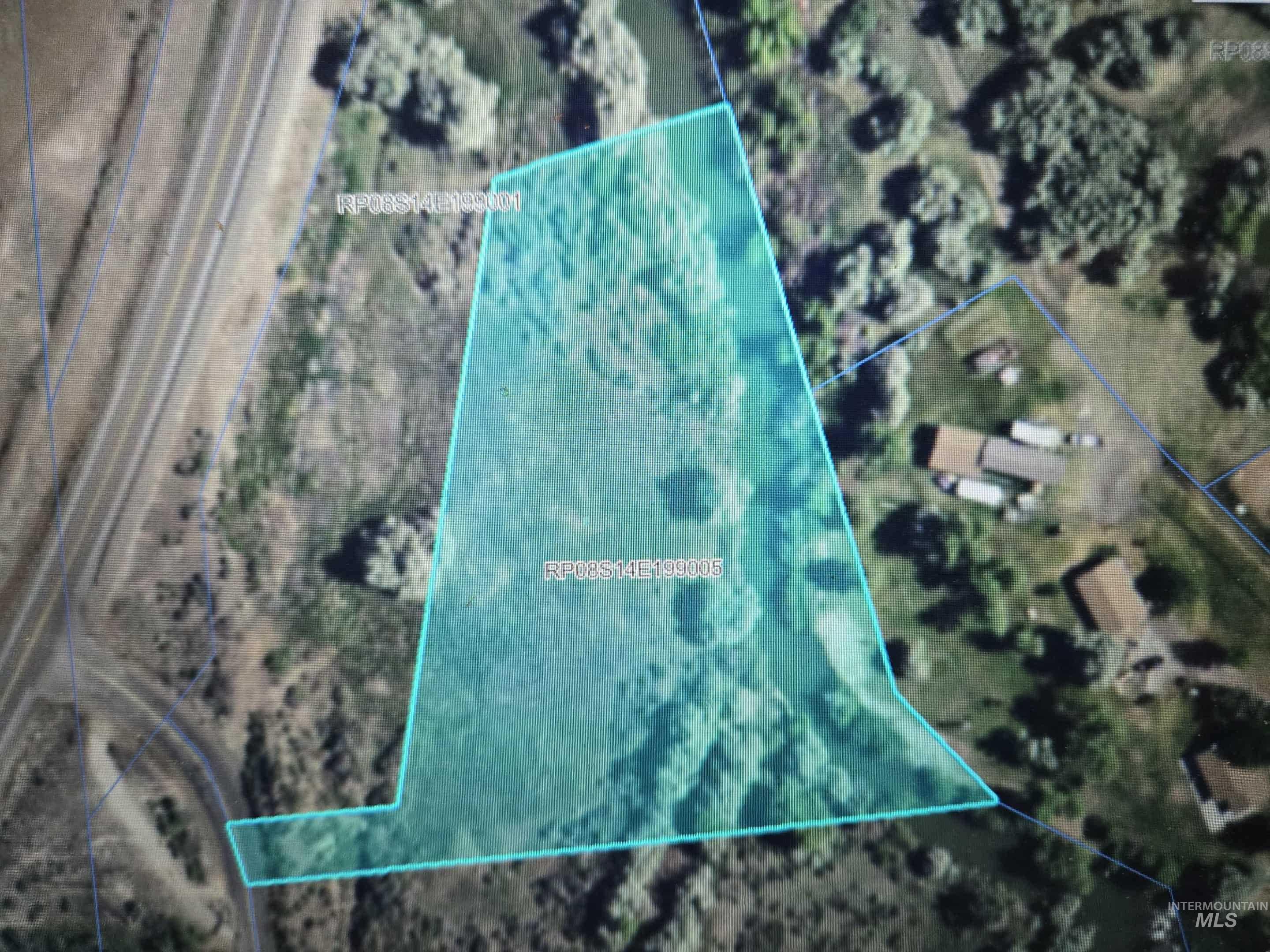 Map / location featuring property boundaries highlighted