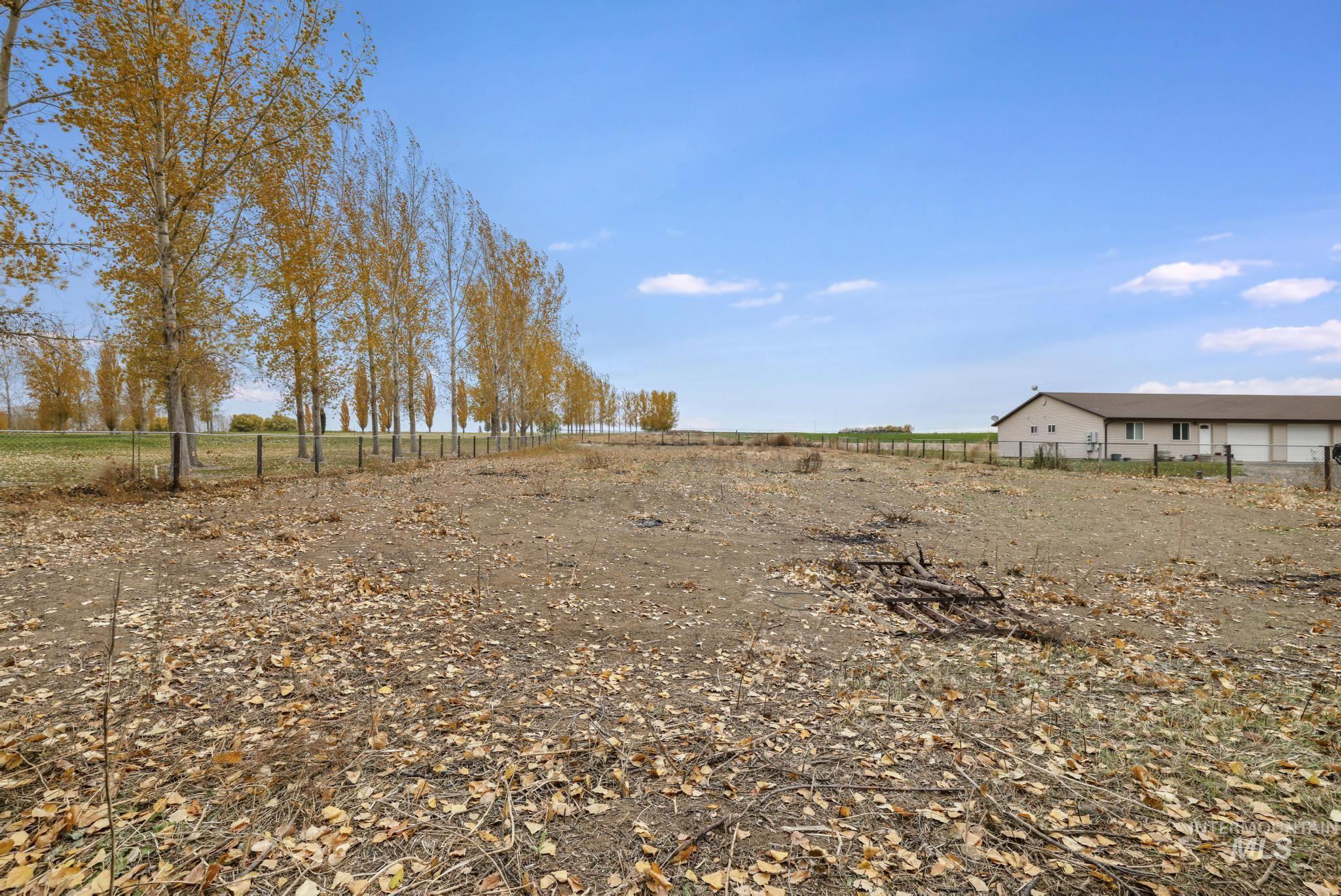 View of yard featuring a view of countryside