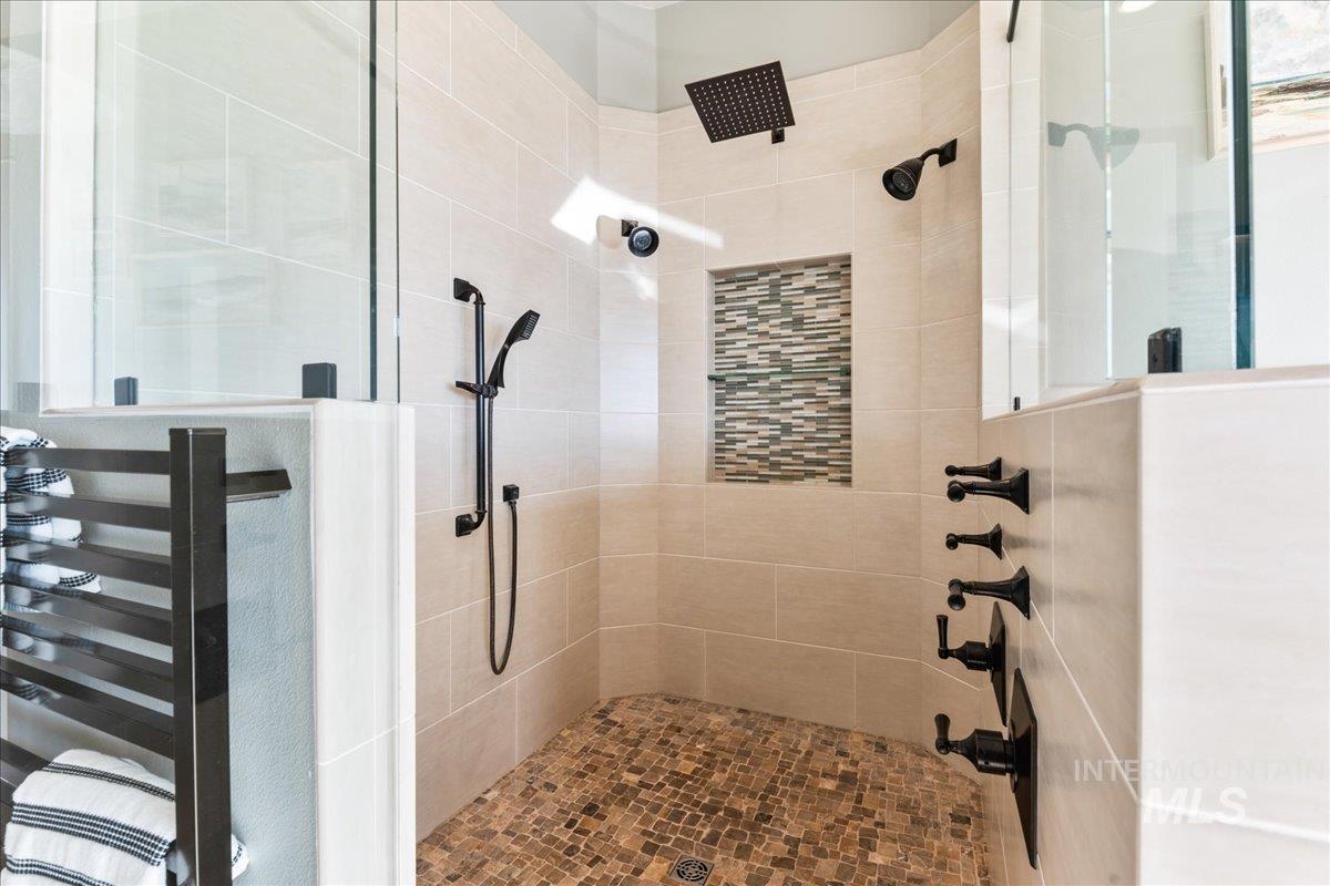 Full bath with a stall shower