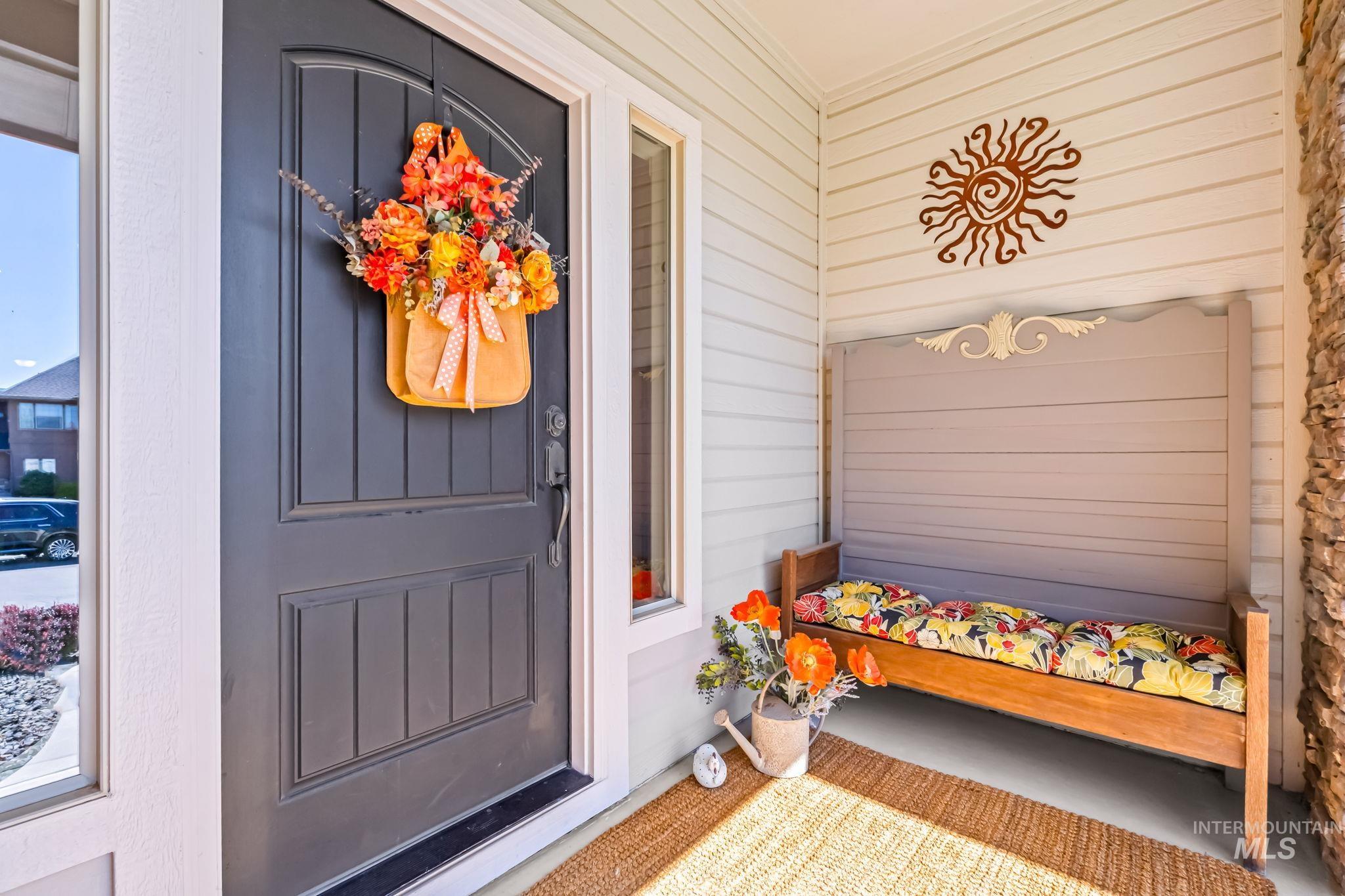 Entrance to property with covered porch