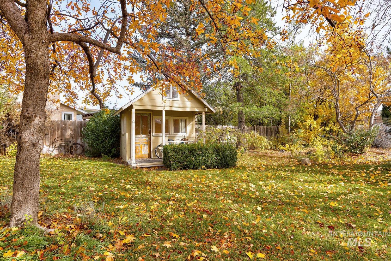 View of playhouse/ storage