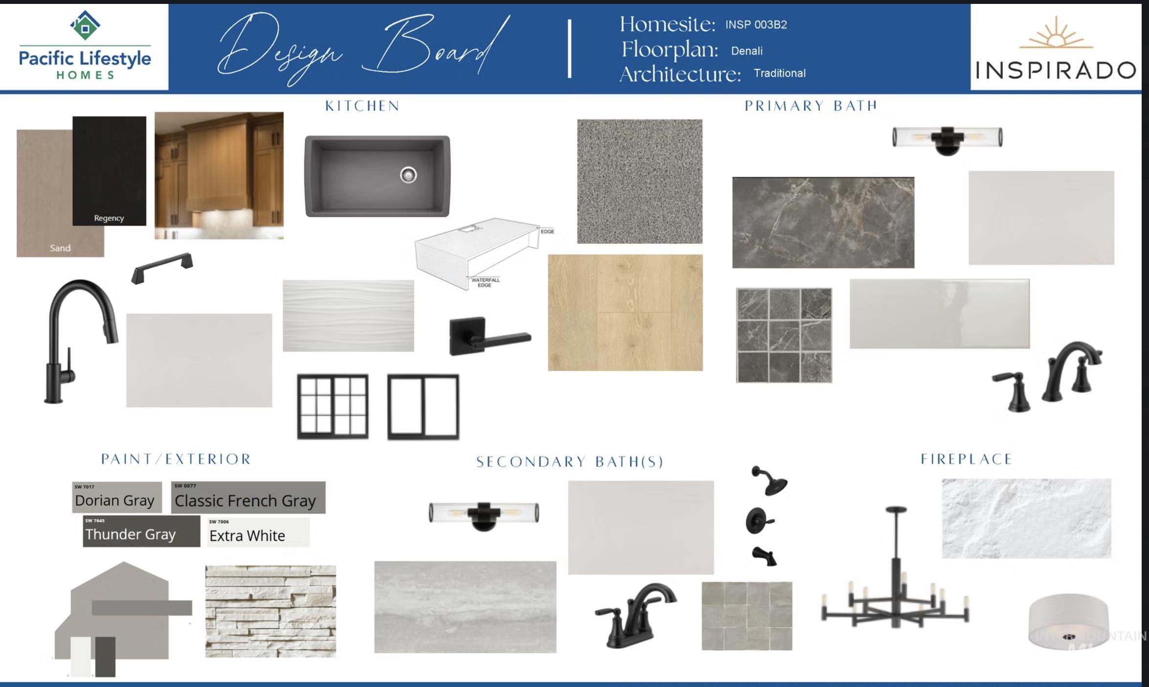 View of marketing collateral with multiple images