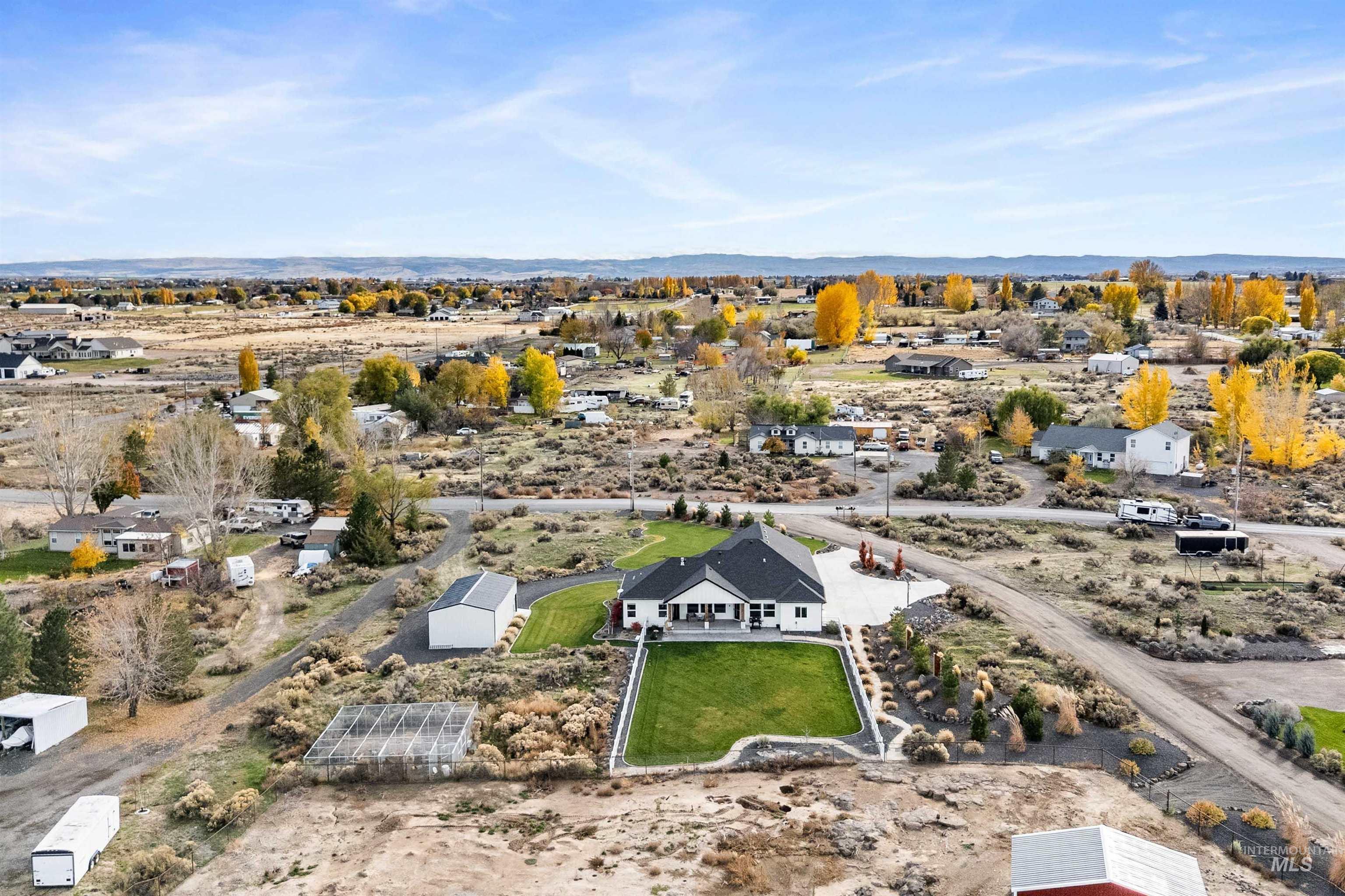 View of rural area with mountains