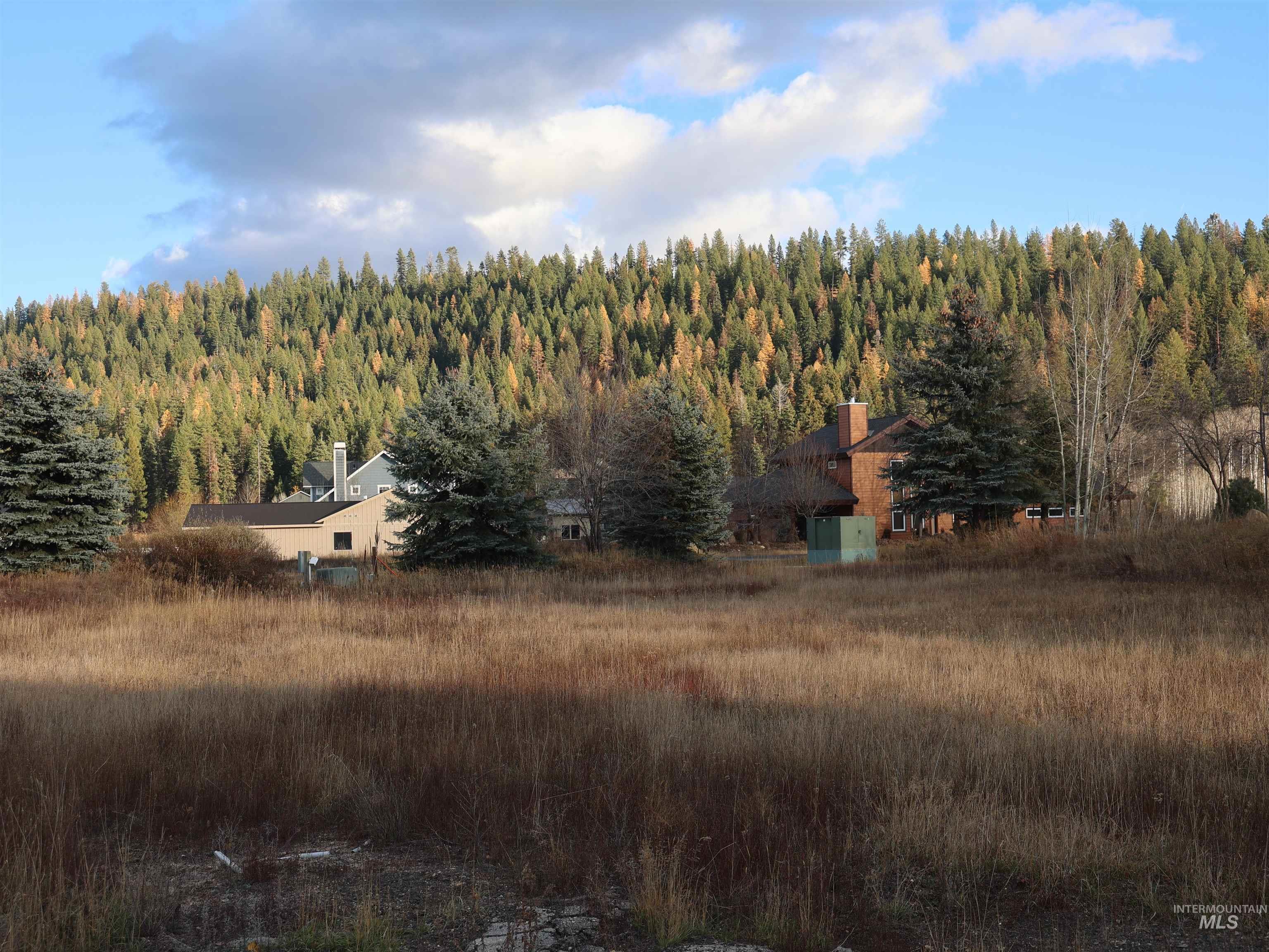 Exterior space with a forest view