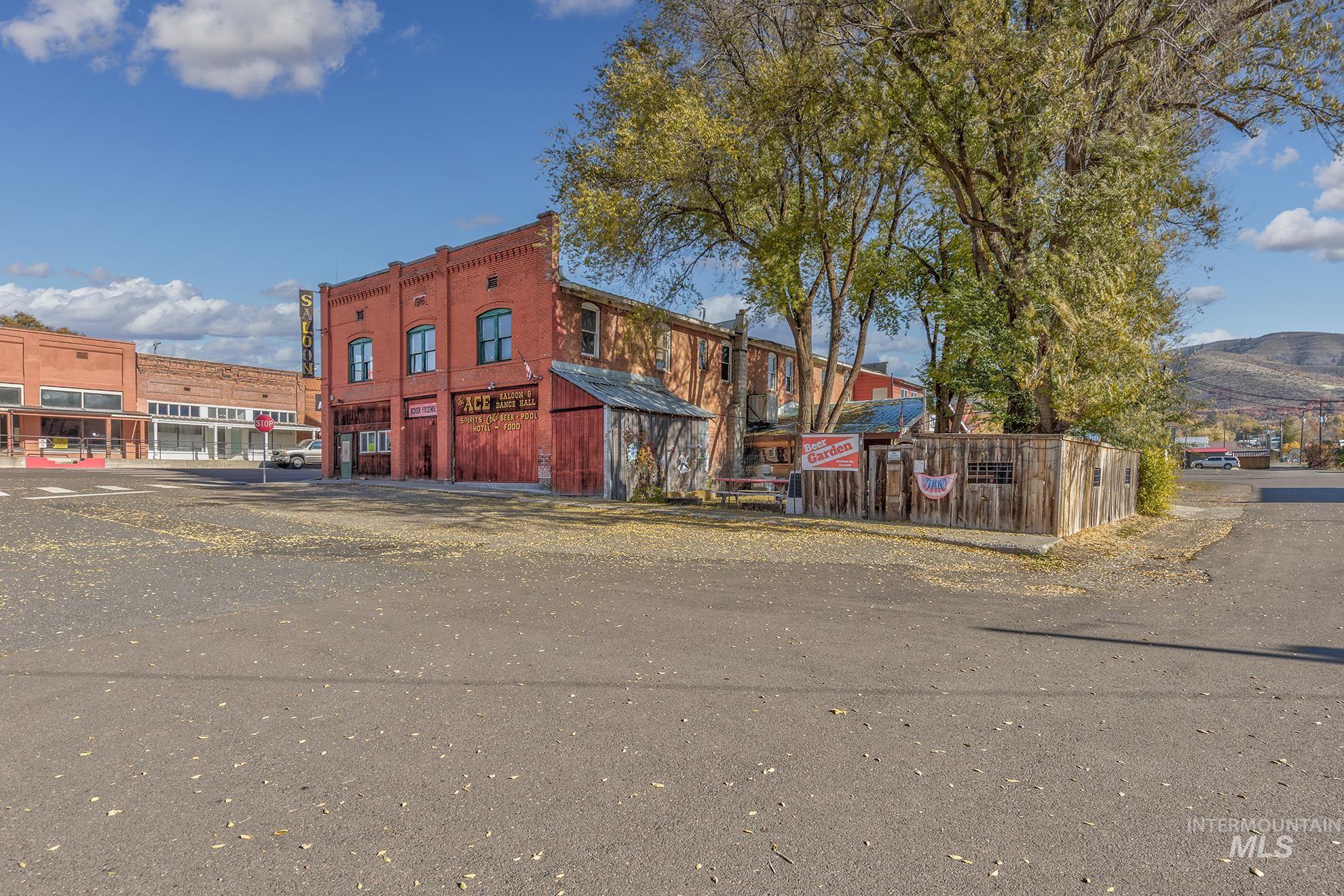 View of building exterior with a mountain view