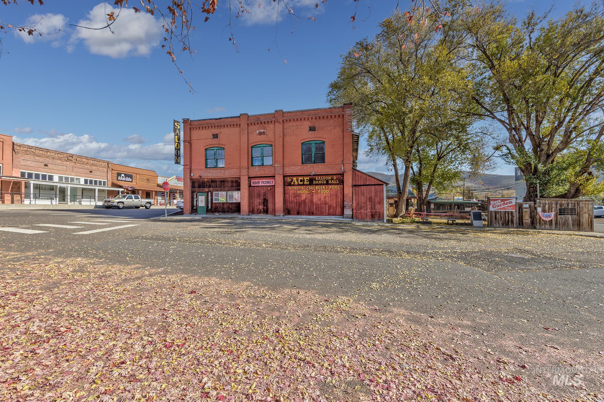 View of front of property with brick siding