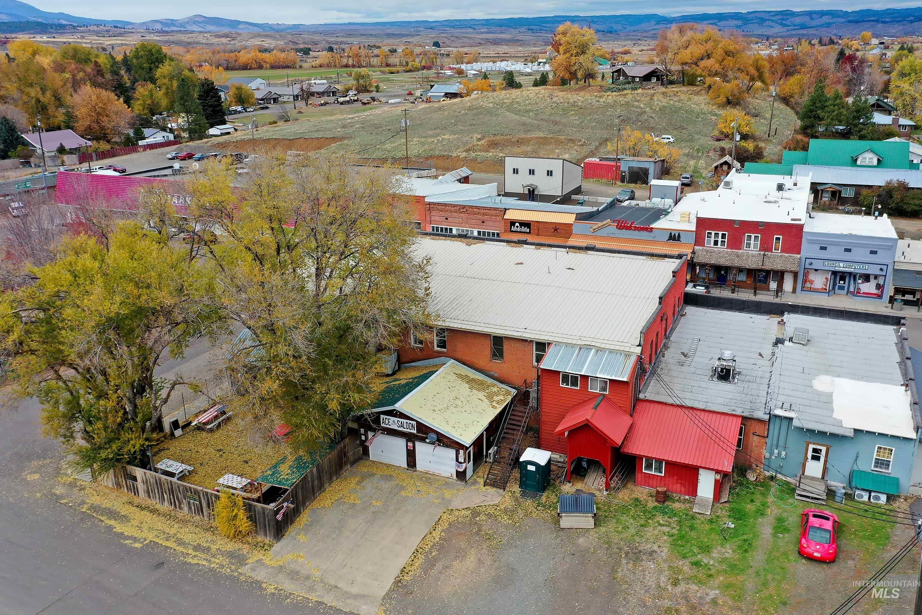 Bird's eye view of mountains