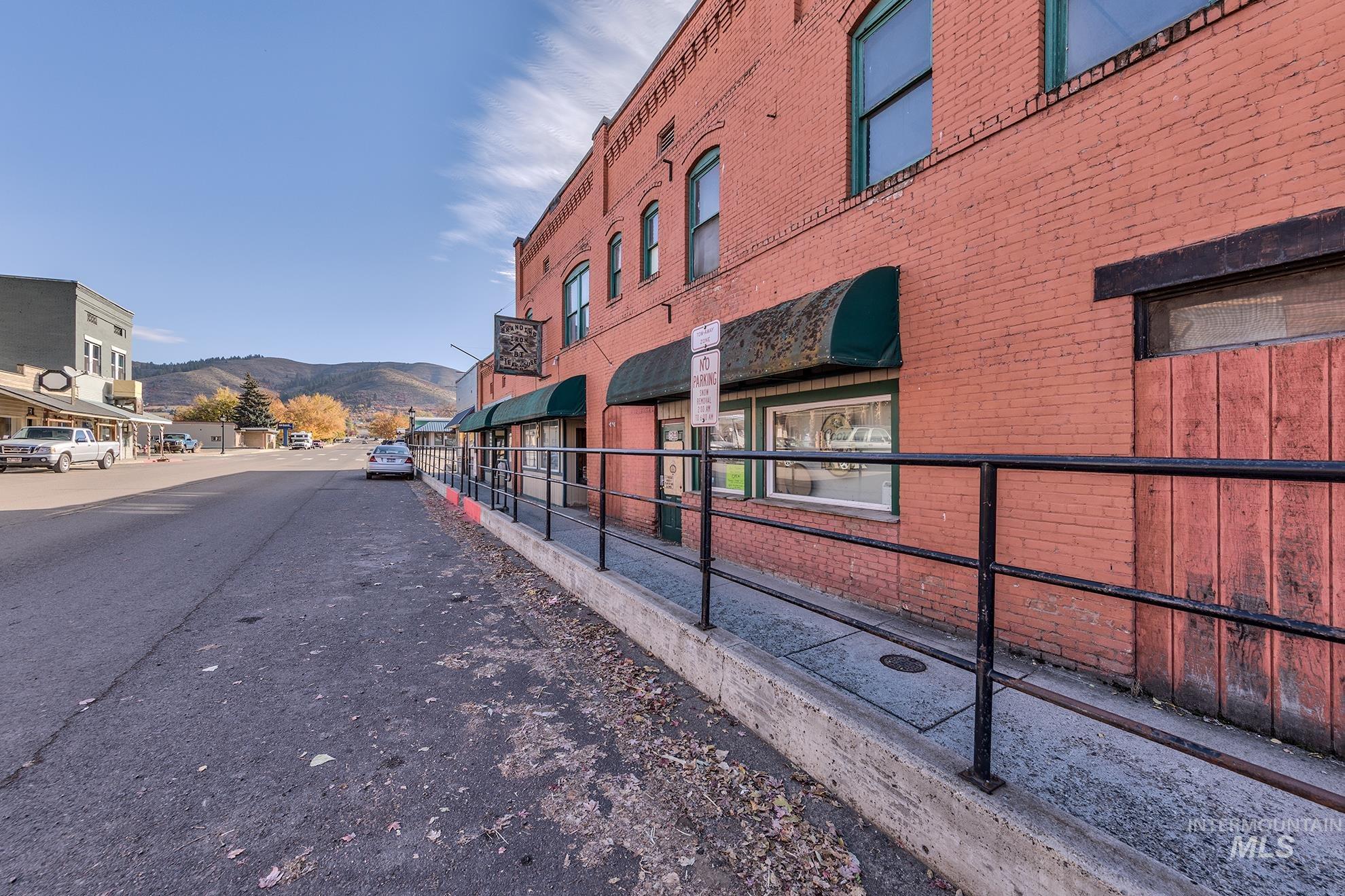 View of property with a mountain view