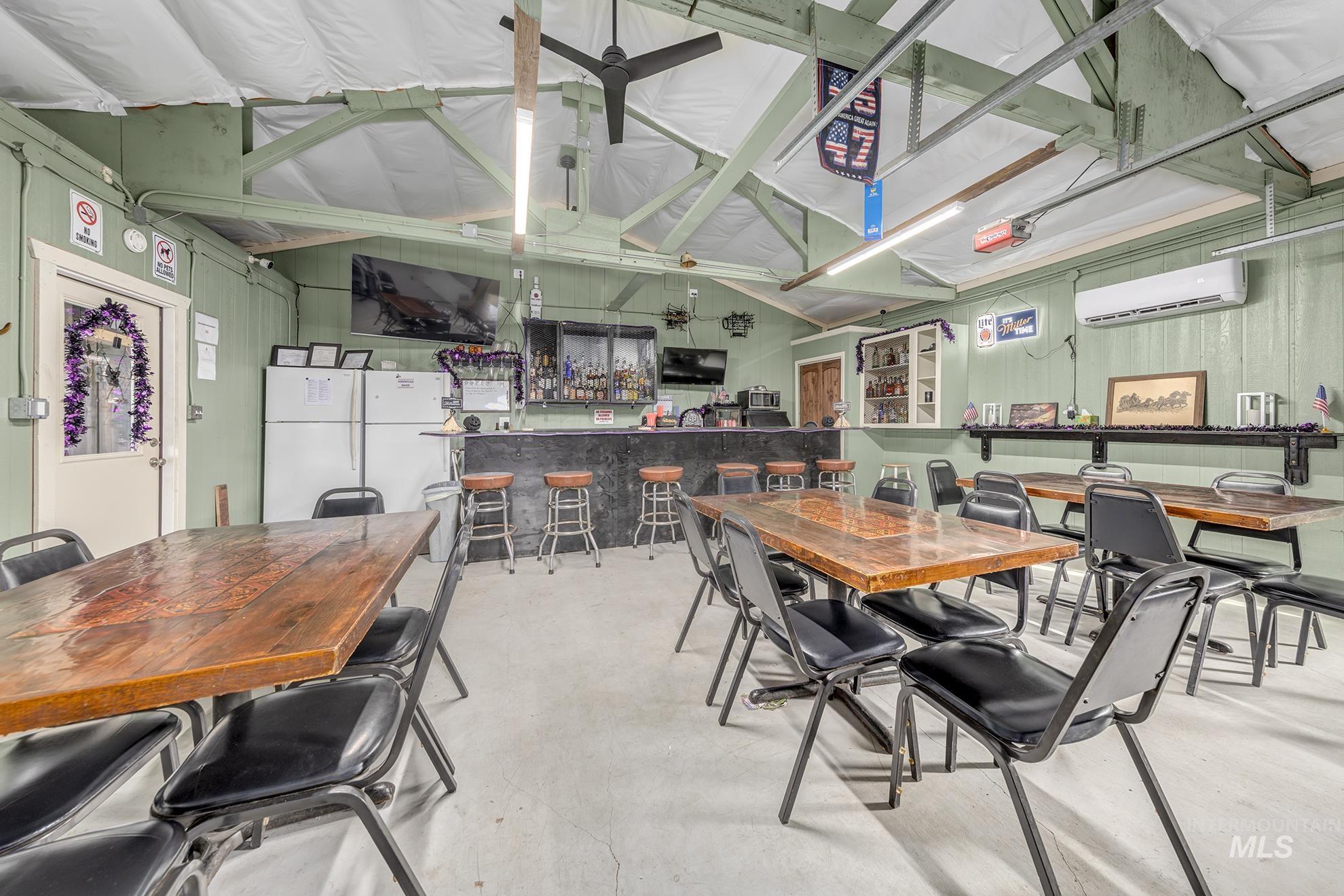 Finished concrete flooring, ductless heating/cooling