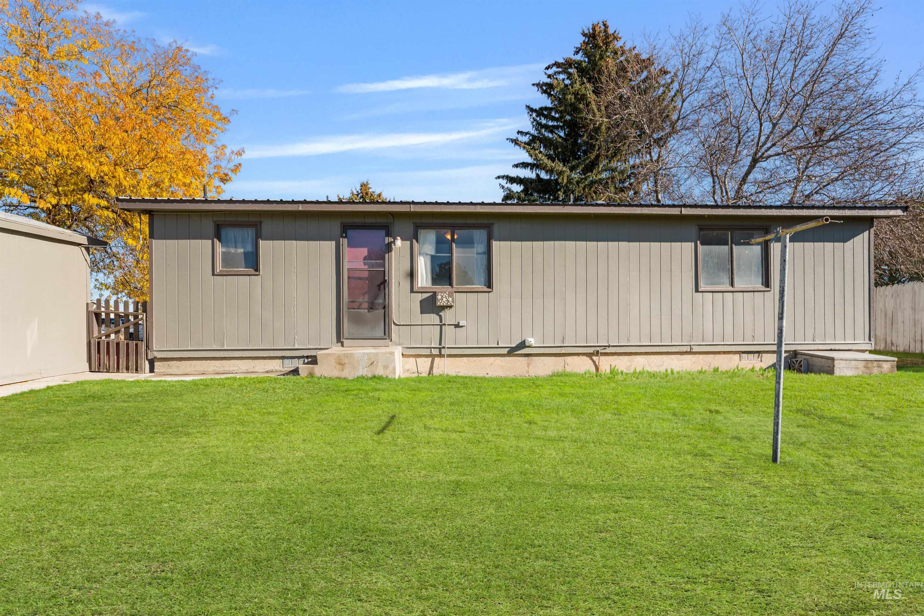 View of back of property