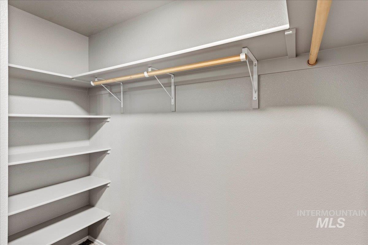 View of spacious closet