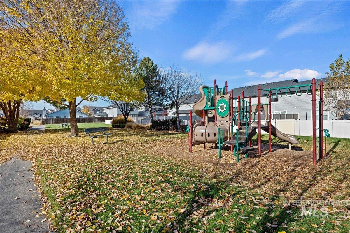 View of community jungle gym