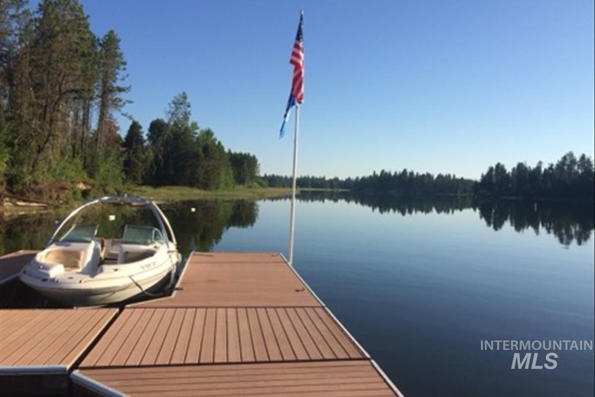 Dock featuring a water view