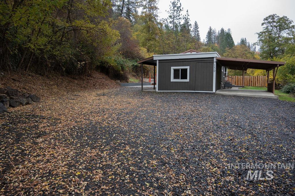 View of outdoor structure