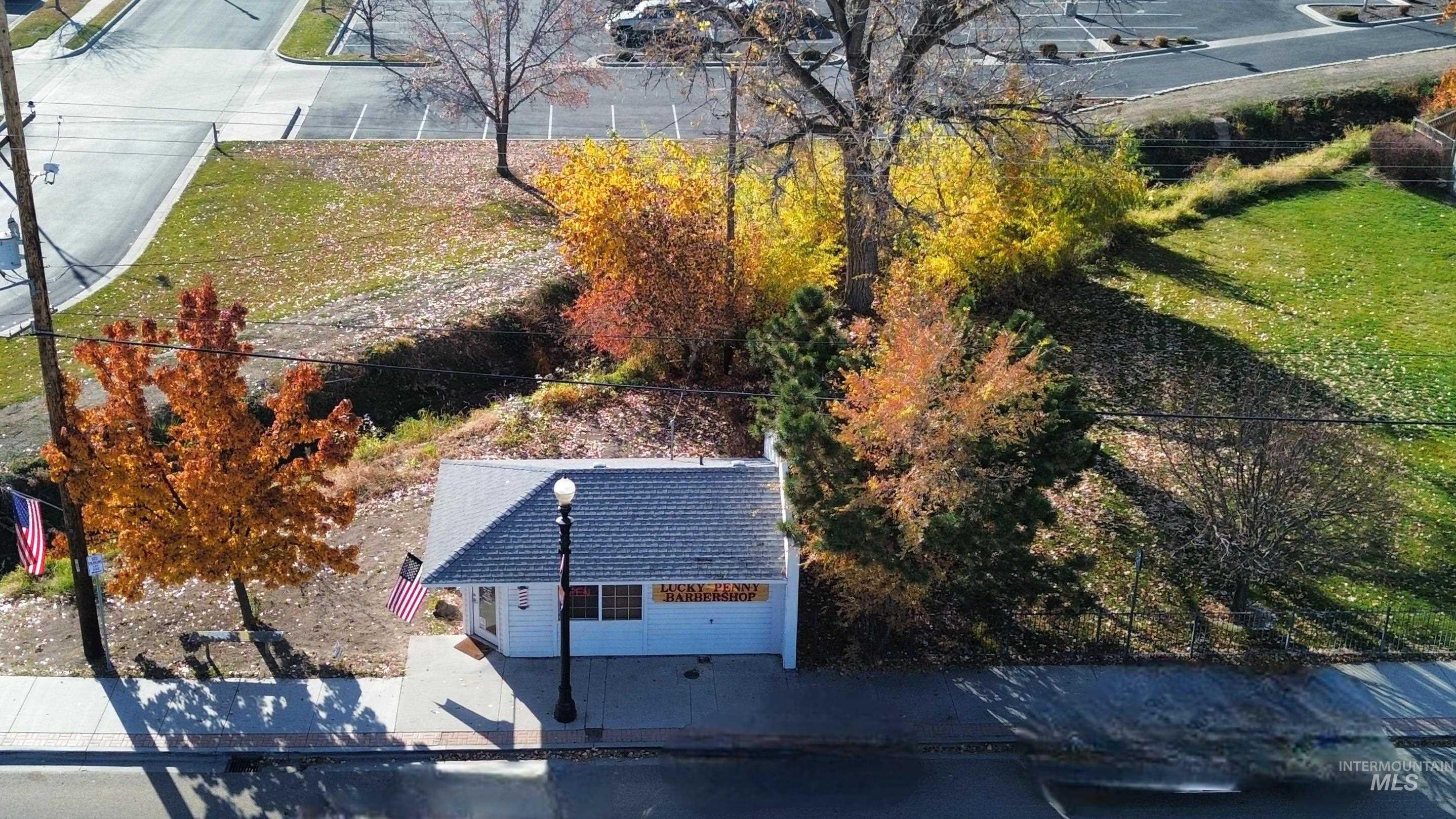 View from above of property