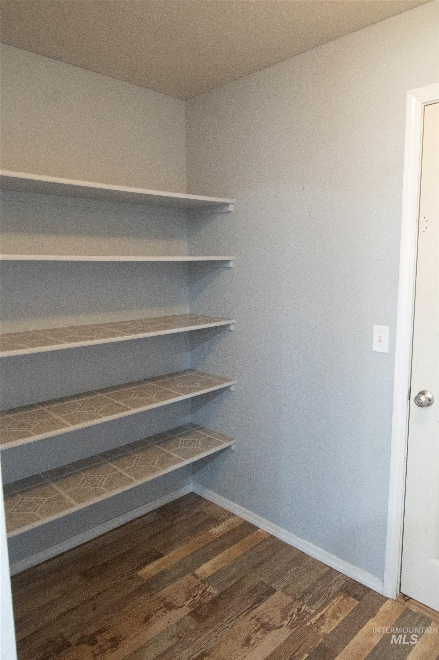 View of storage area