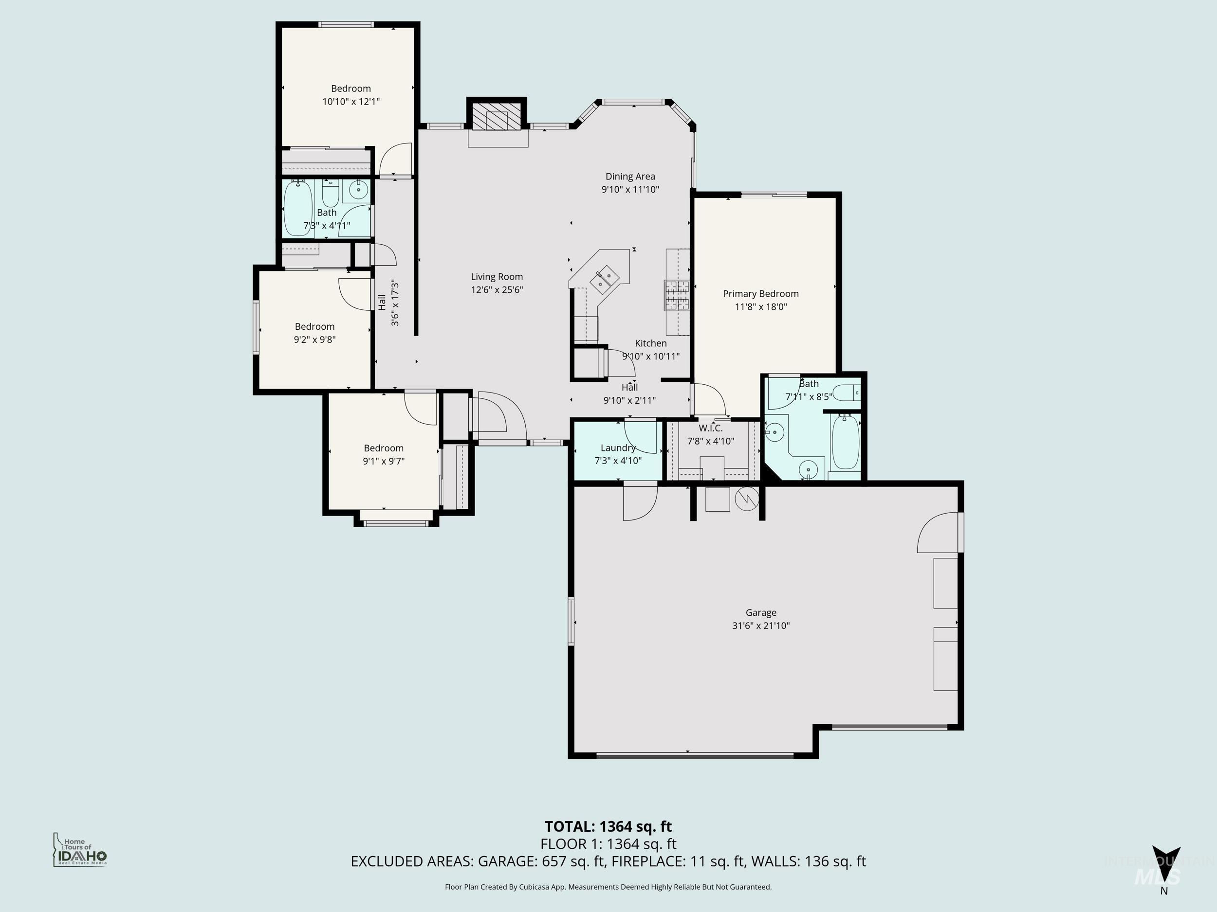 View of room layout