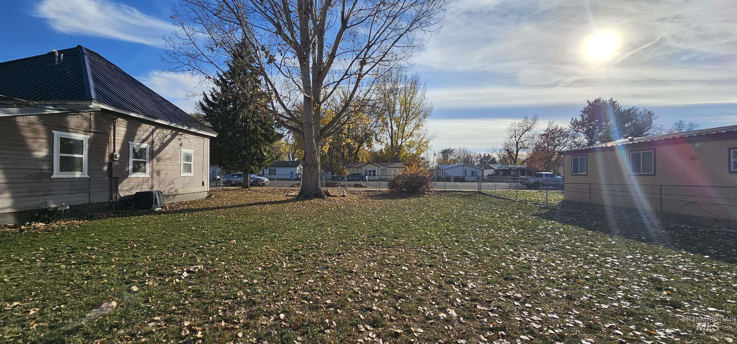View of yard featuring a residential view