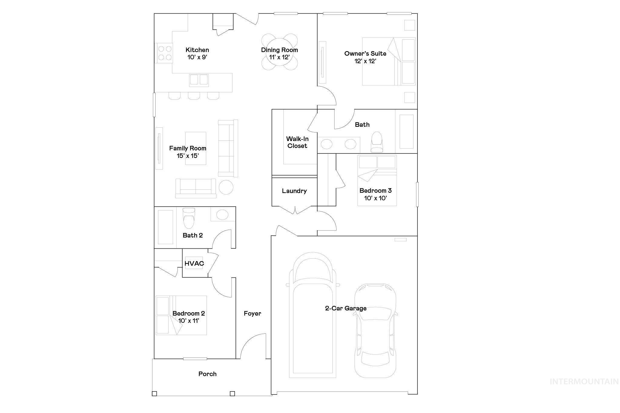 View of home floor plan