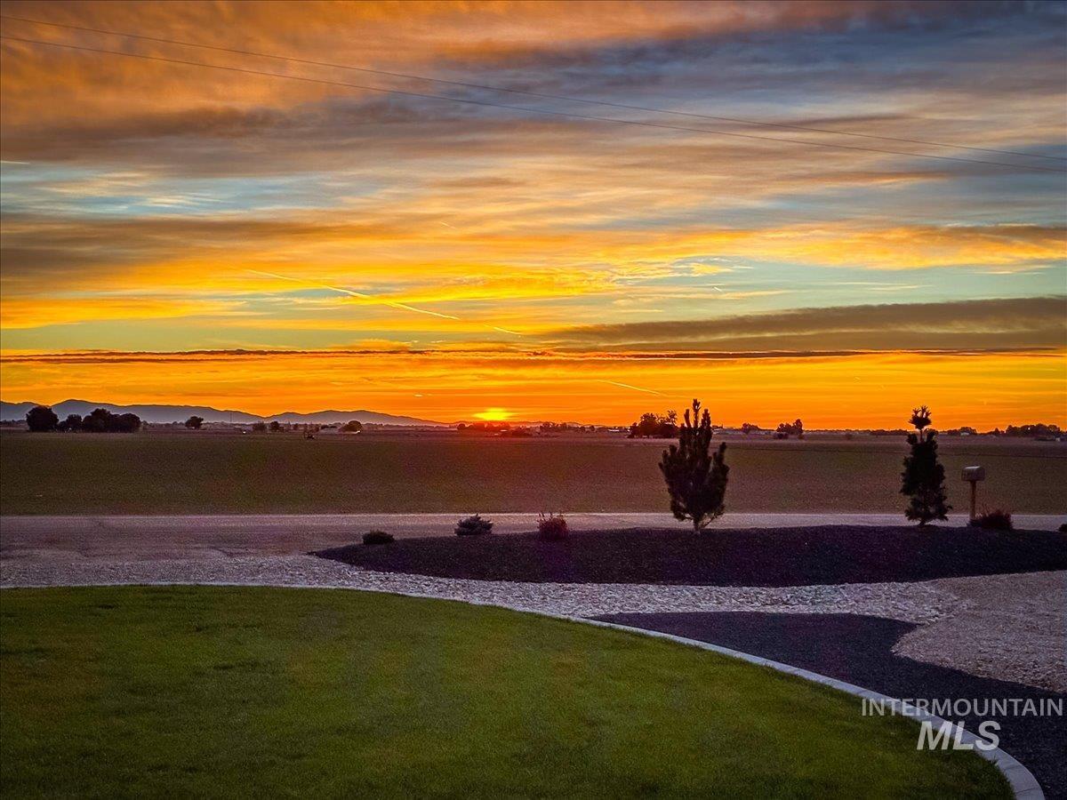 Sunrise from the front yard
