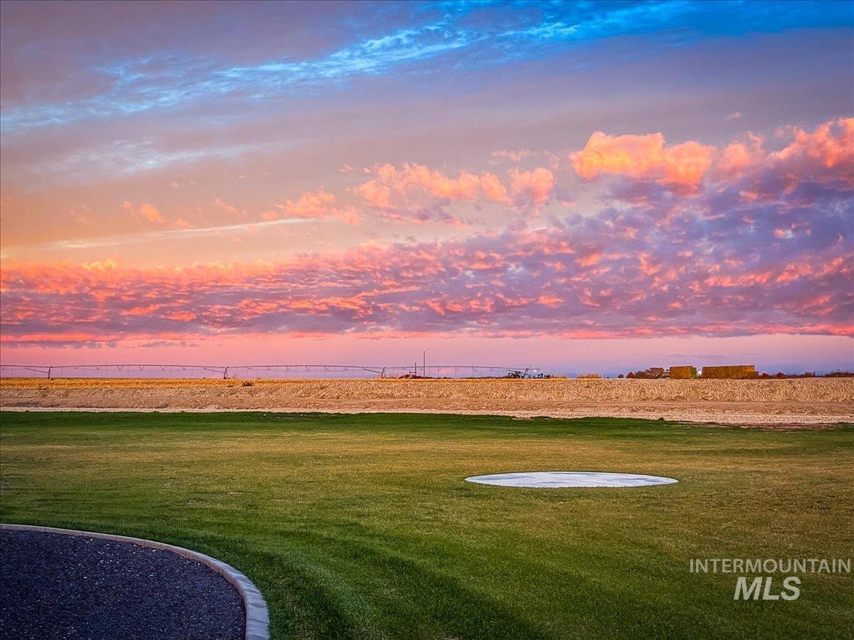 Sunset from the backyard