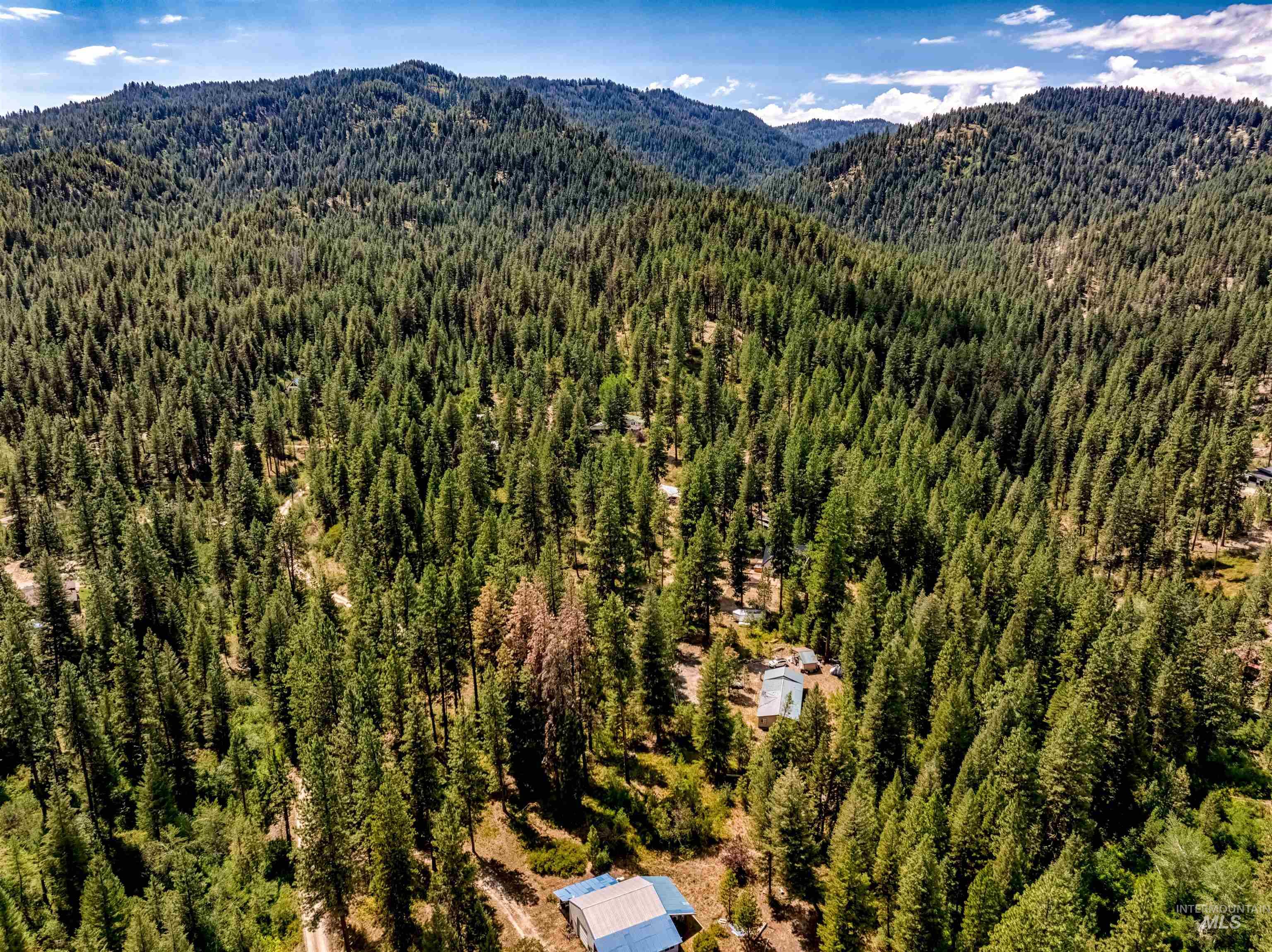 Aerial view of mountains