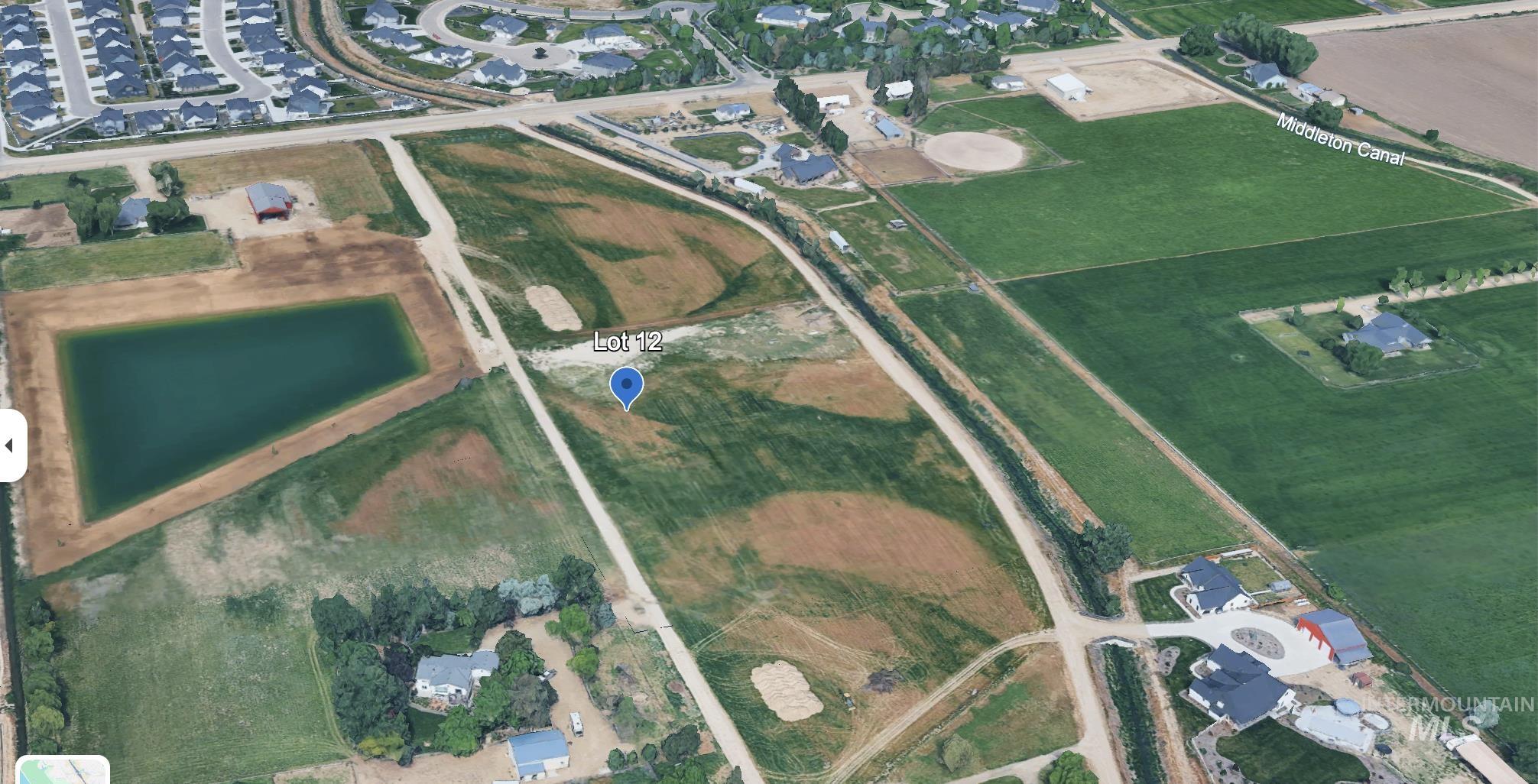 Aerial overview of property's location