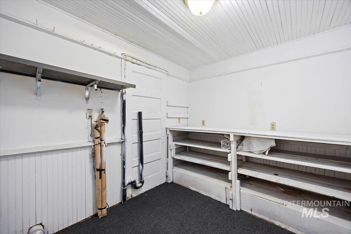 View of storage room