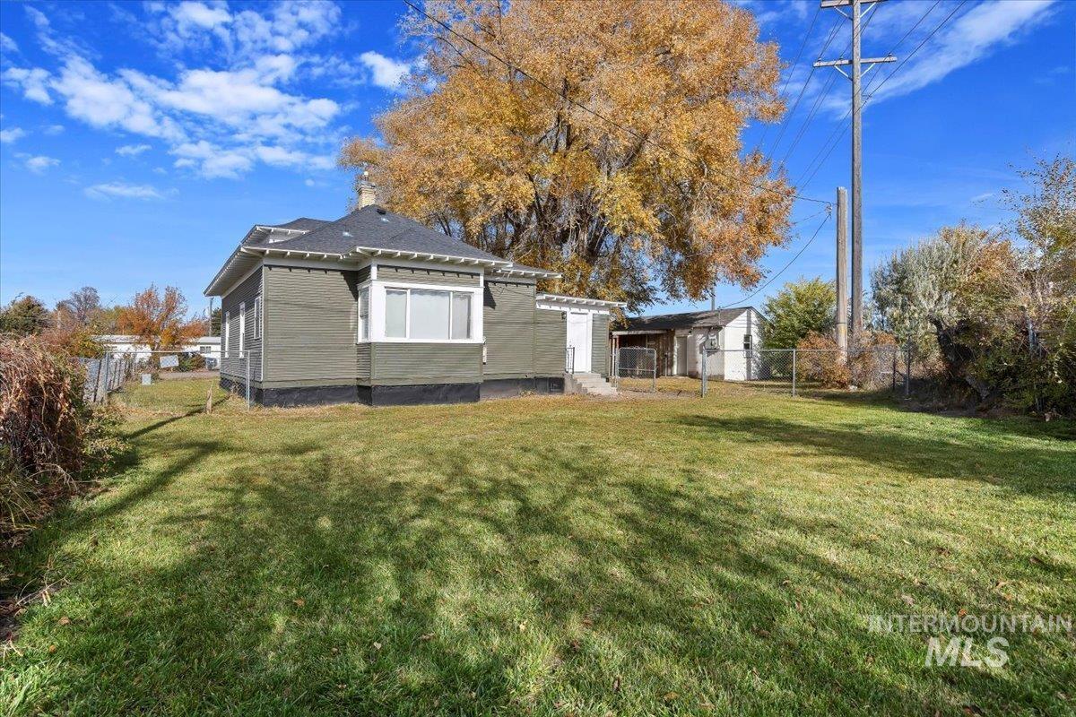 Rear view of property