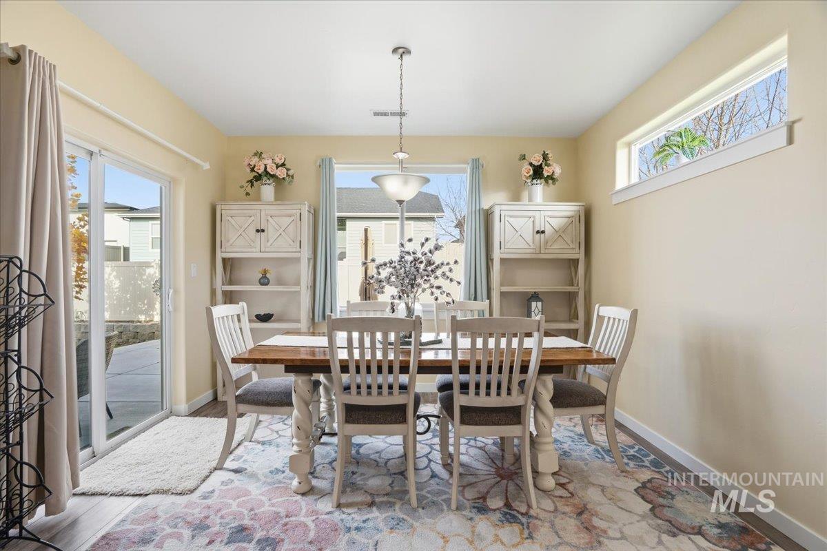 Dining room featuring baseboards