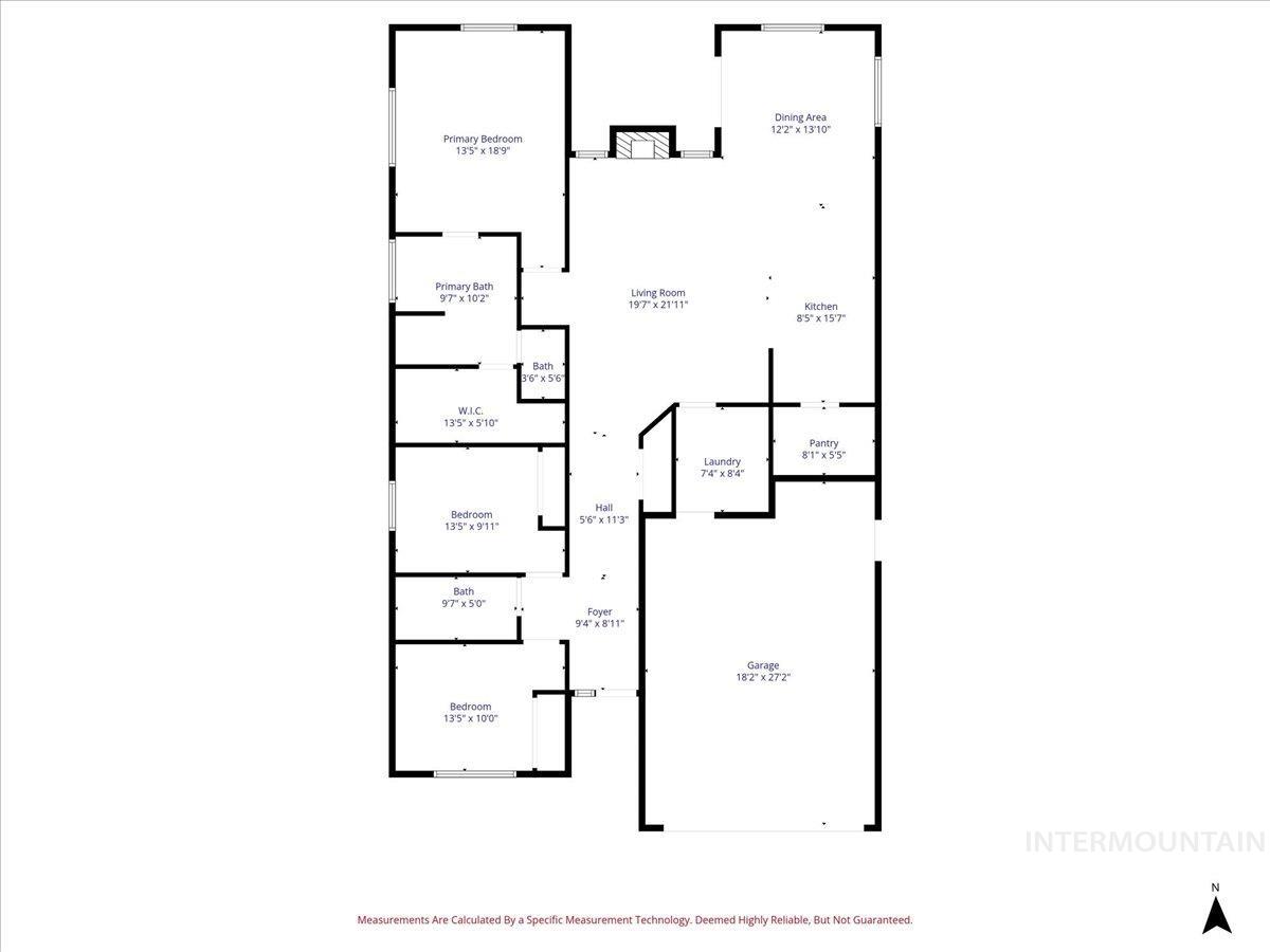 View of floor plan / room layout