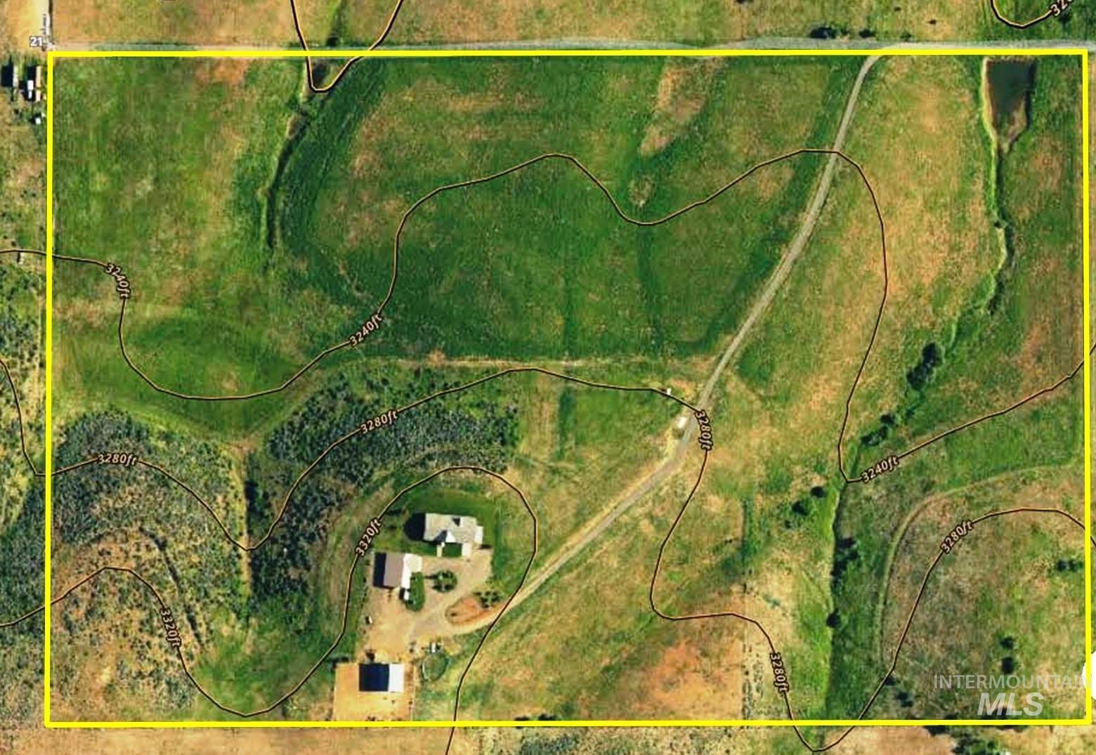 Map / location featuring property parcel outlined