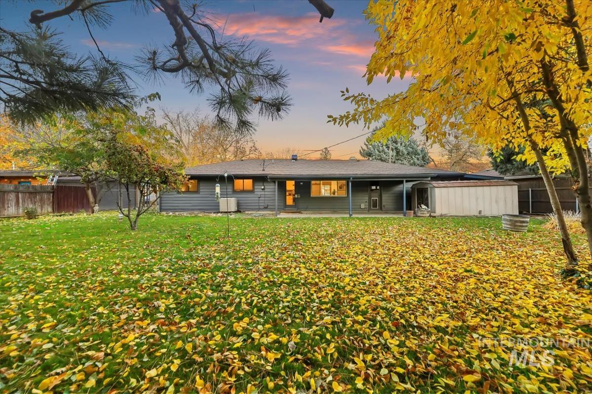 Rear view of house featuring a patio area