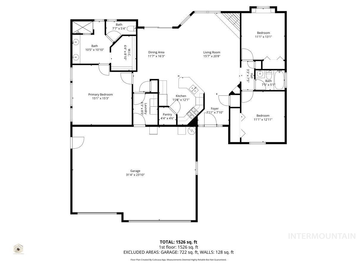 10682 Rain Springs St., Nampa, Idaho 83687-5110, 3 Bedrooms, 2 Bathrooms, Residential For Sale, Price $429,900, 98967375