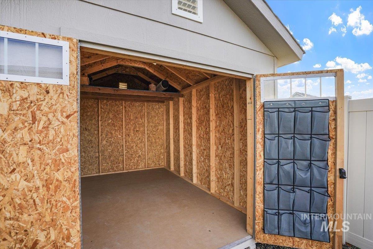 View of storage room
