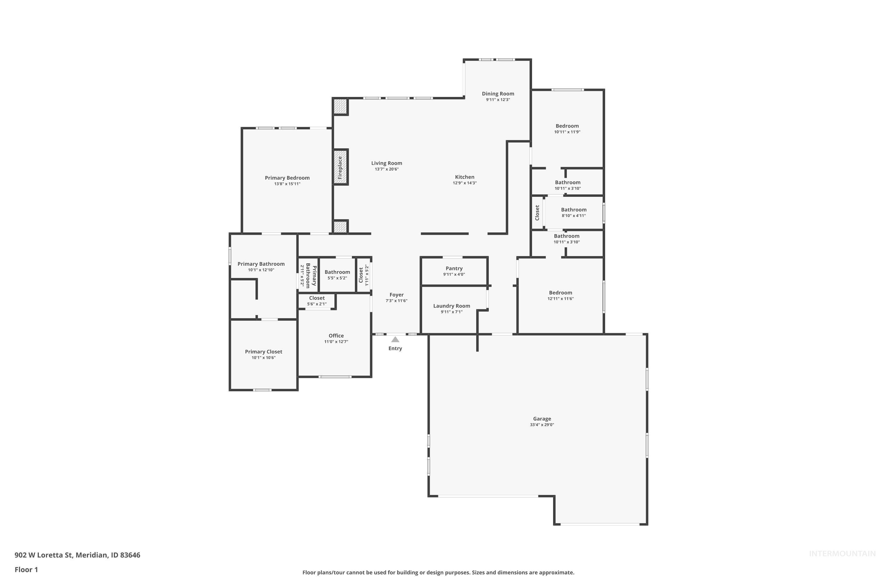 902 W Loretta St, Meridian, Idaho 83646, 3 Bedrooms, 2.5 Bathrooms, Residential For Sale, Price $759,900, 98967404