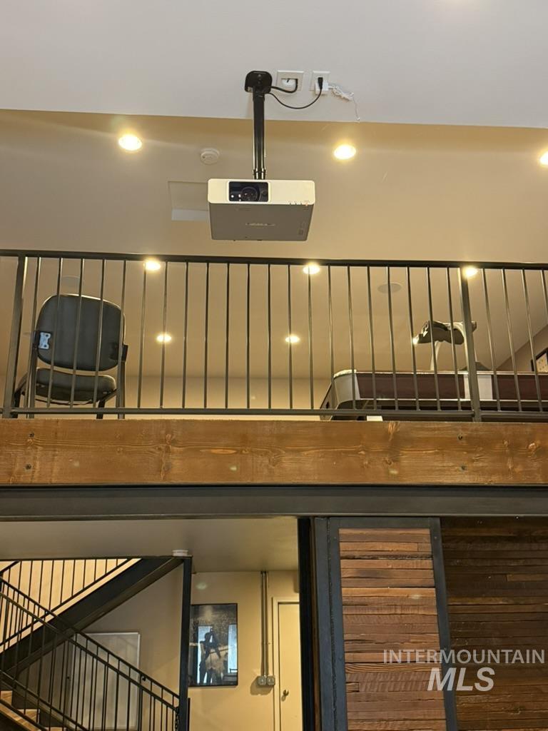 Detailed view of recessed lighting