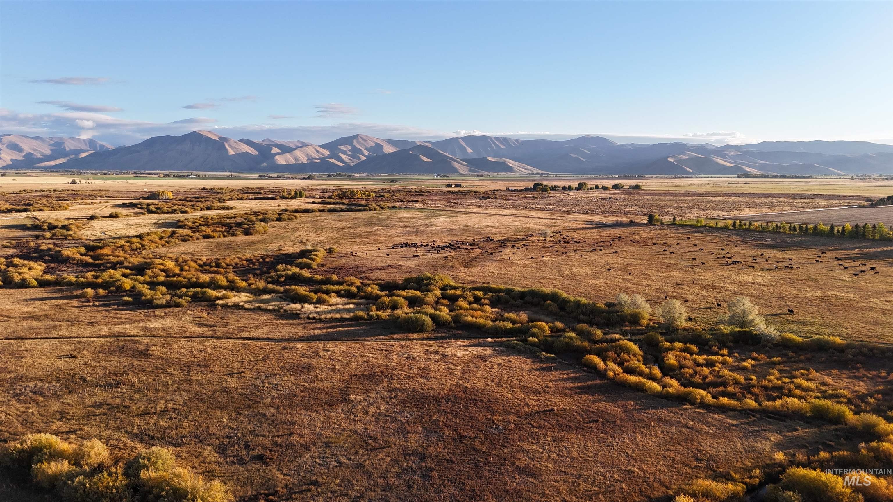 View of mountain backdrop featuring rural landscape