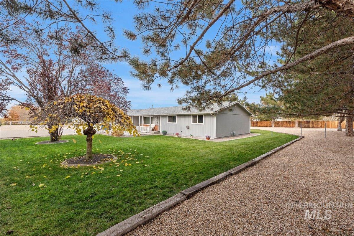 Rear view of property