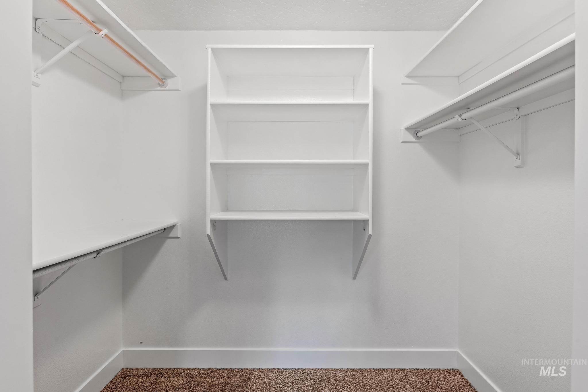 View of spacious closet