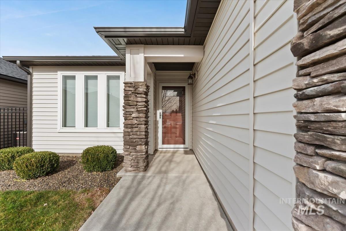 Entrance to property